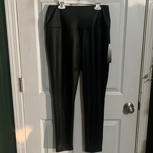 Black Pleather pants